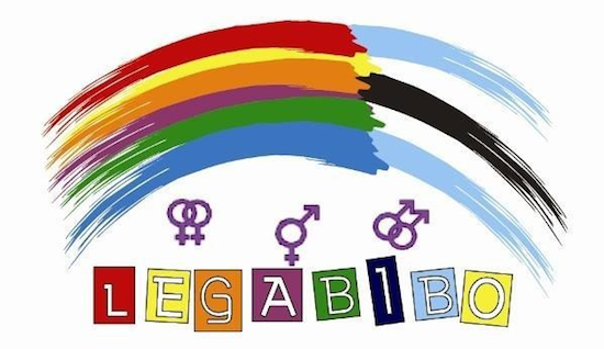 Un logotipo de LEGABIBO (Lesbianas, Gays, Bisexuales y de Botsuana)